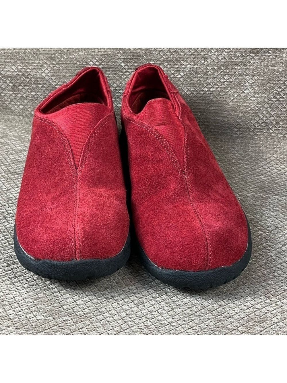 Route 66 Shoes Red Leather Step In Loafers Womens Size 8 EUC - Picture 2 of 13